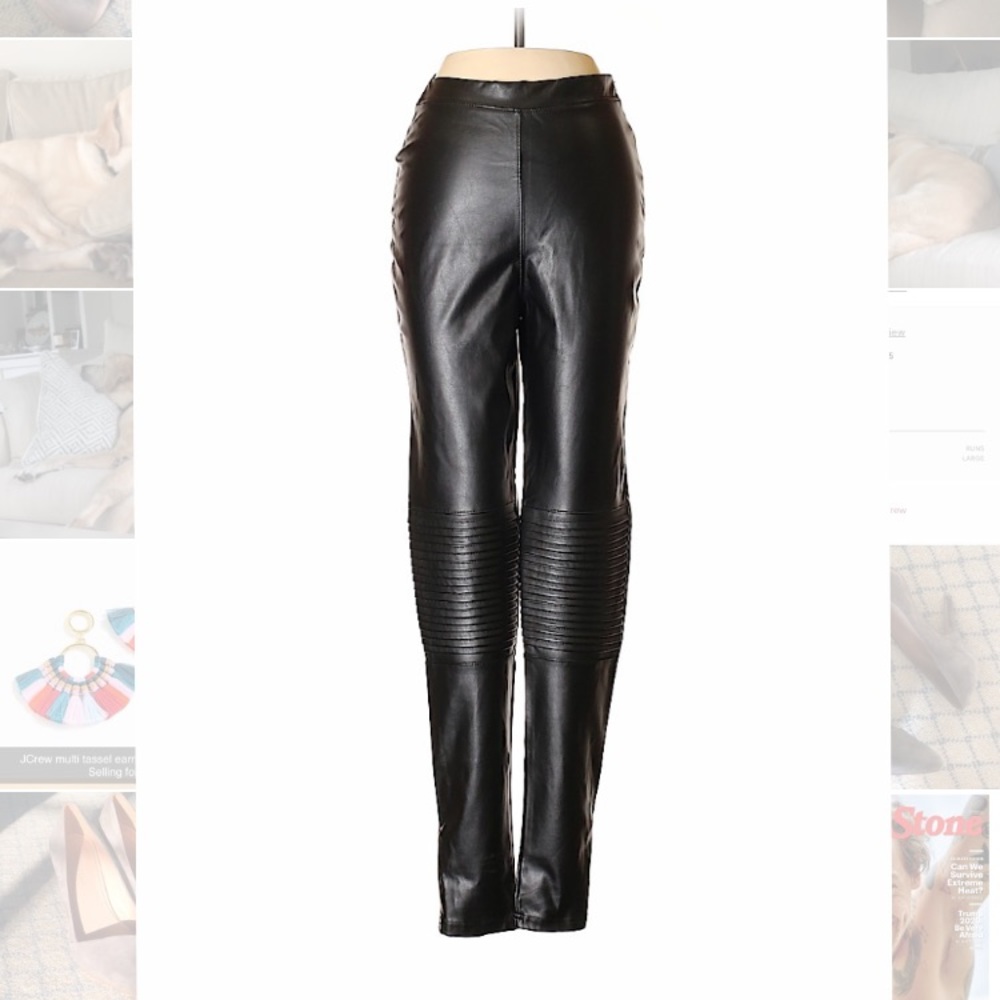 Missguided Vegan Leather Pants